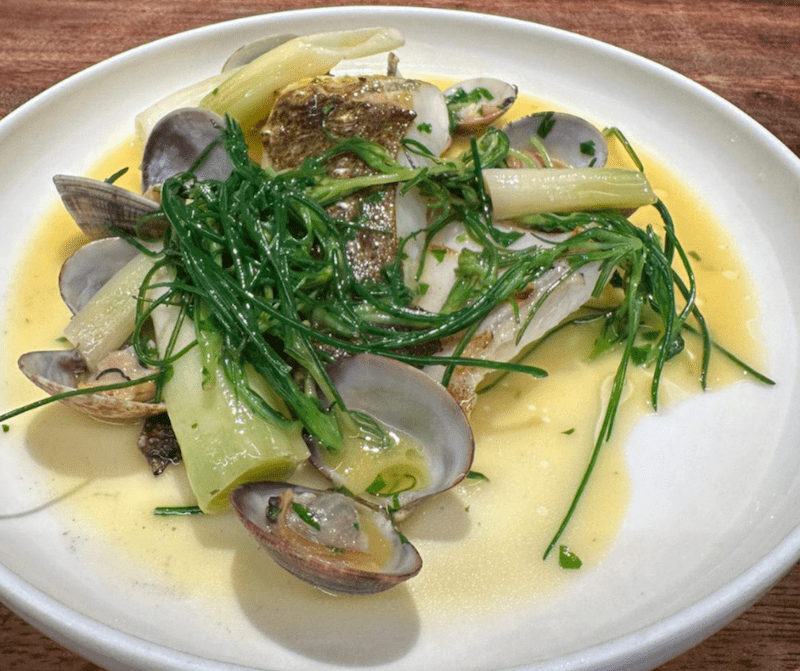 Turbot Recipe With Clams, Leeks And Ginger By Chef Chris Shaw Turbot with clams, leeks and ginger by chef Chris Shaw at Toklas